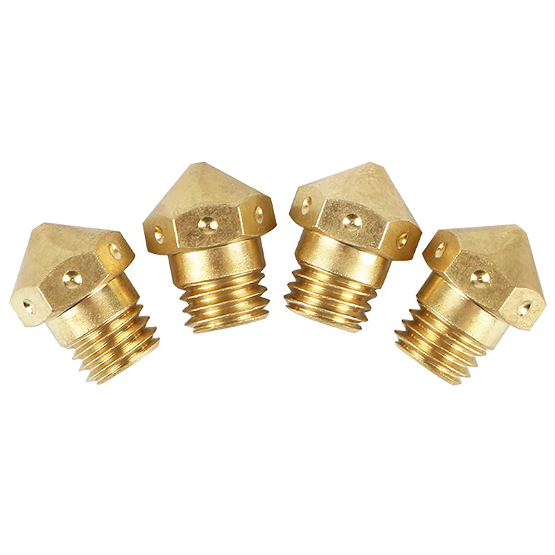 3D принтер Экструдер аксессуары Mk10 Резьбовая латунная насадка 1 75/0 4 мм для Wanhao I3 Plus
