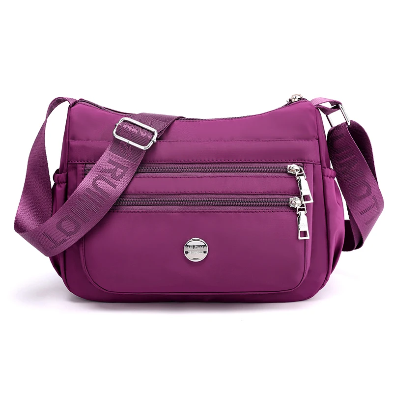 

Fashion Multicolor Nylon Crossbody Bags for Women 2021 New Luxury Designer Shoulder Bag Leisure Tote Bag for Lady Messenger Bags