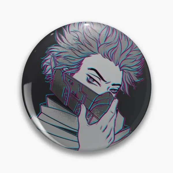

My Hero Academia Shinsou Customizable Soft Button Pin Brooch Badge Clothes Women Funny Cute Creative Cartoon Collar Gift