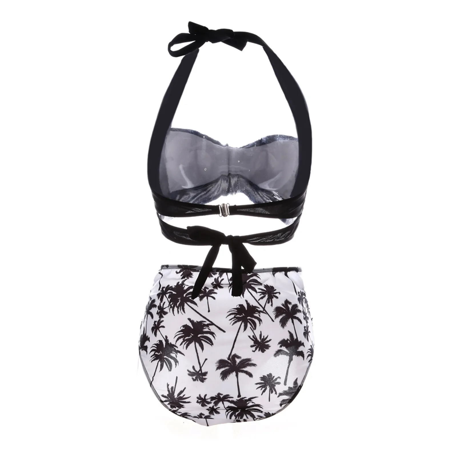 

Sexy High Waist Bikini Halter Ruched Plus Size Swimwear Women Swimsuit Female Bikini Set Bodysuit Bathing Suit Summer Biquini
