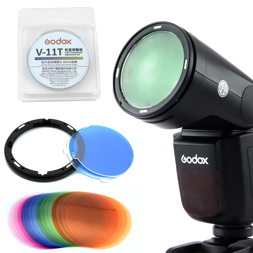Godox AK R16 магнитное крепление диффузор пластина с V 11T V11T цветной эффект гель набор