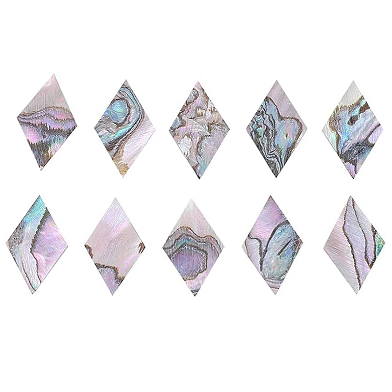 10 шт. гитара инкрустация 8 мм ромбовидная форма гриф позиция знак точки для гитары