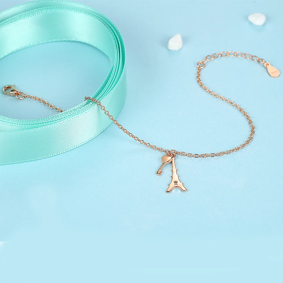 Настоящие 925 стерлингового серебра браслеты из нержавеющей стали для женщин