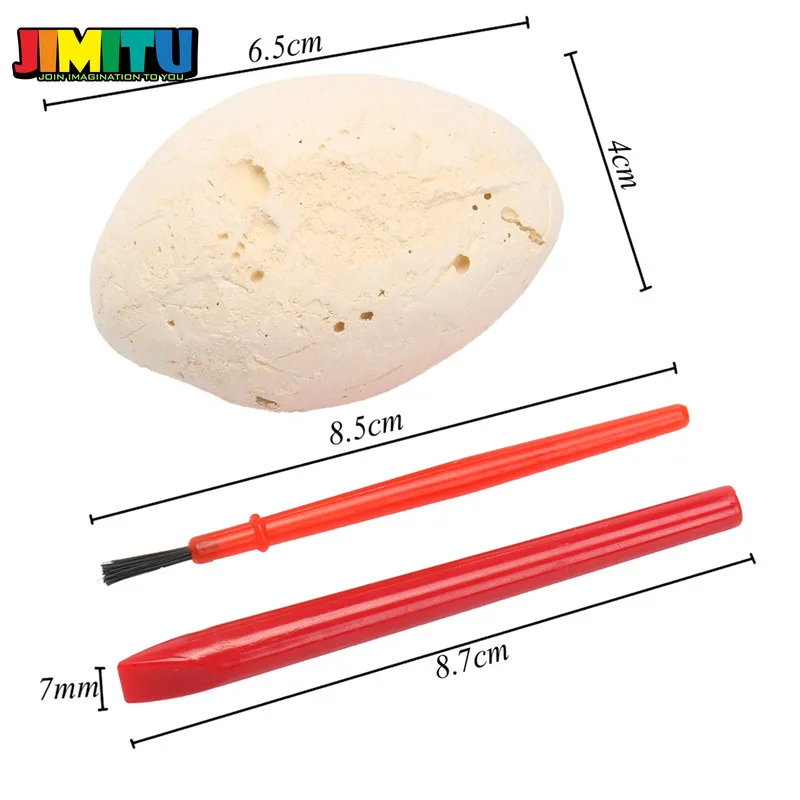 JIMITU DIY Динозавр яйцо копание окаменелостей раскопки игрушки для детей Обучающие