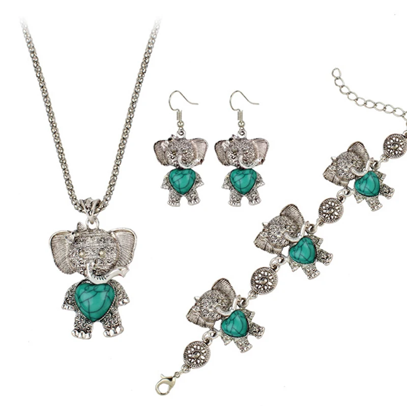 Комплект ювелирных изделий из ожерелья и браслета с инкрустированными камнями |