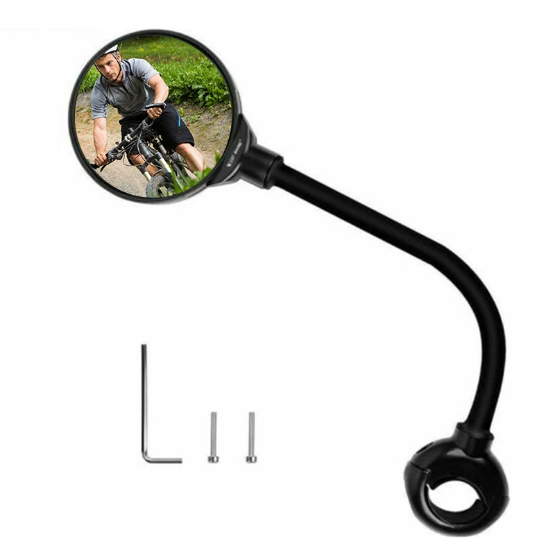 

Outdoor Rearview Mirror Motorcycle 360 Degree Adjustable Bicycle Rear View Mirrors Convex Mirror For Bicycle Bike Accessories