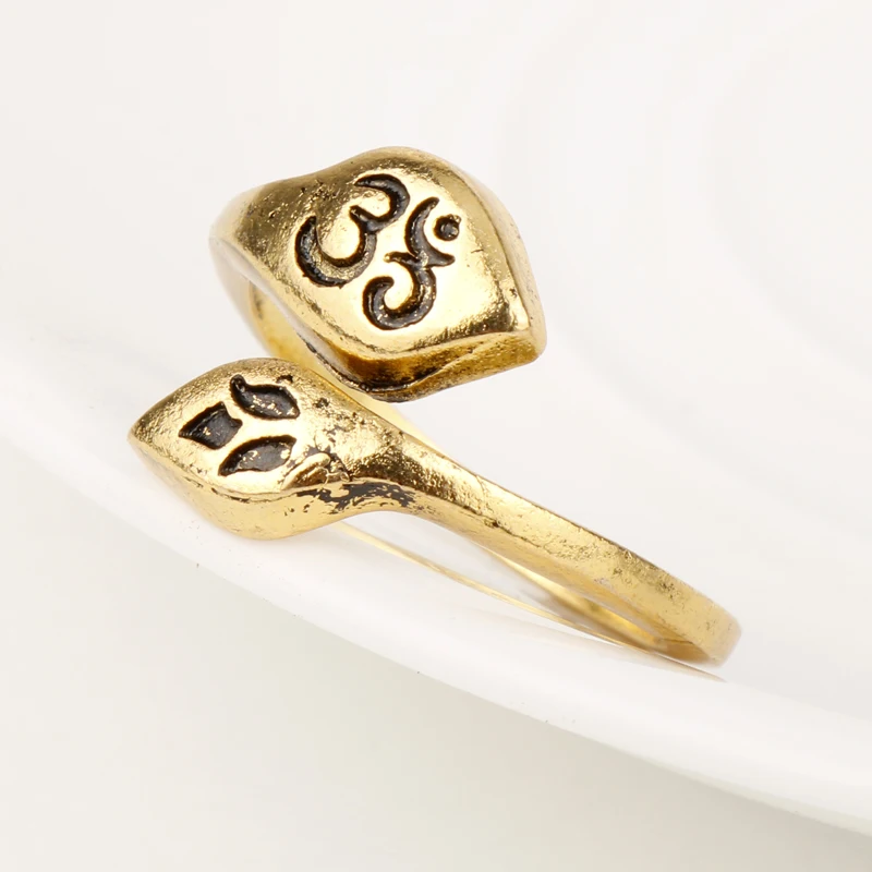 Индийское кольцо для йоги Skyrim с мандалой готическое на палец женщин и девушек |