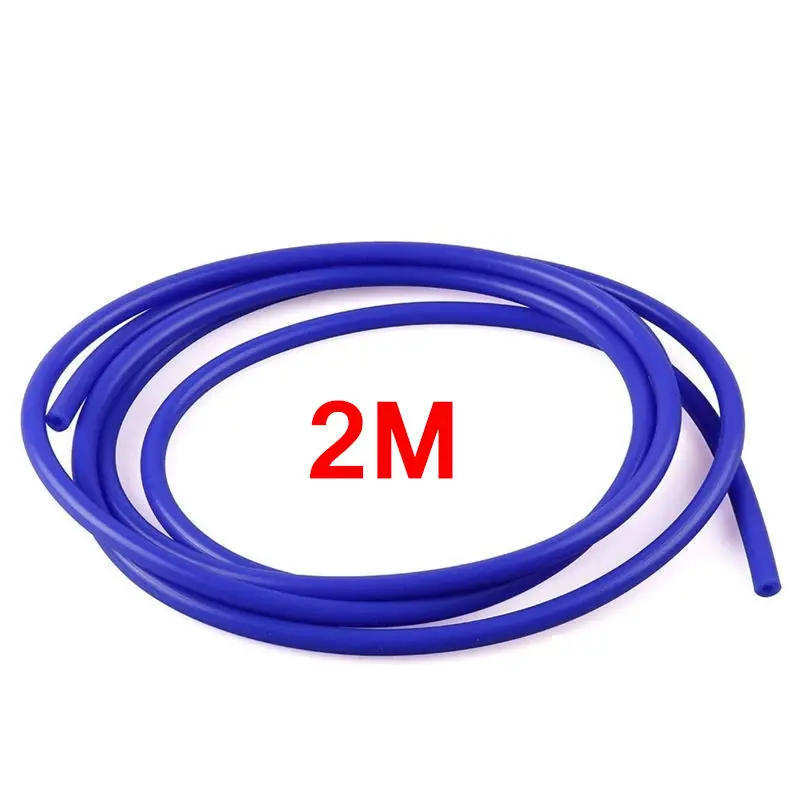 

2M Universal Silicone Vacuum Tube Hose 3mm/4mm/6mm/8mm Silicon Tubing Intercooler Pipe Blue Black Accessories