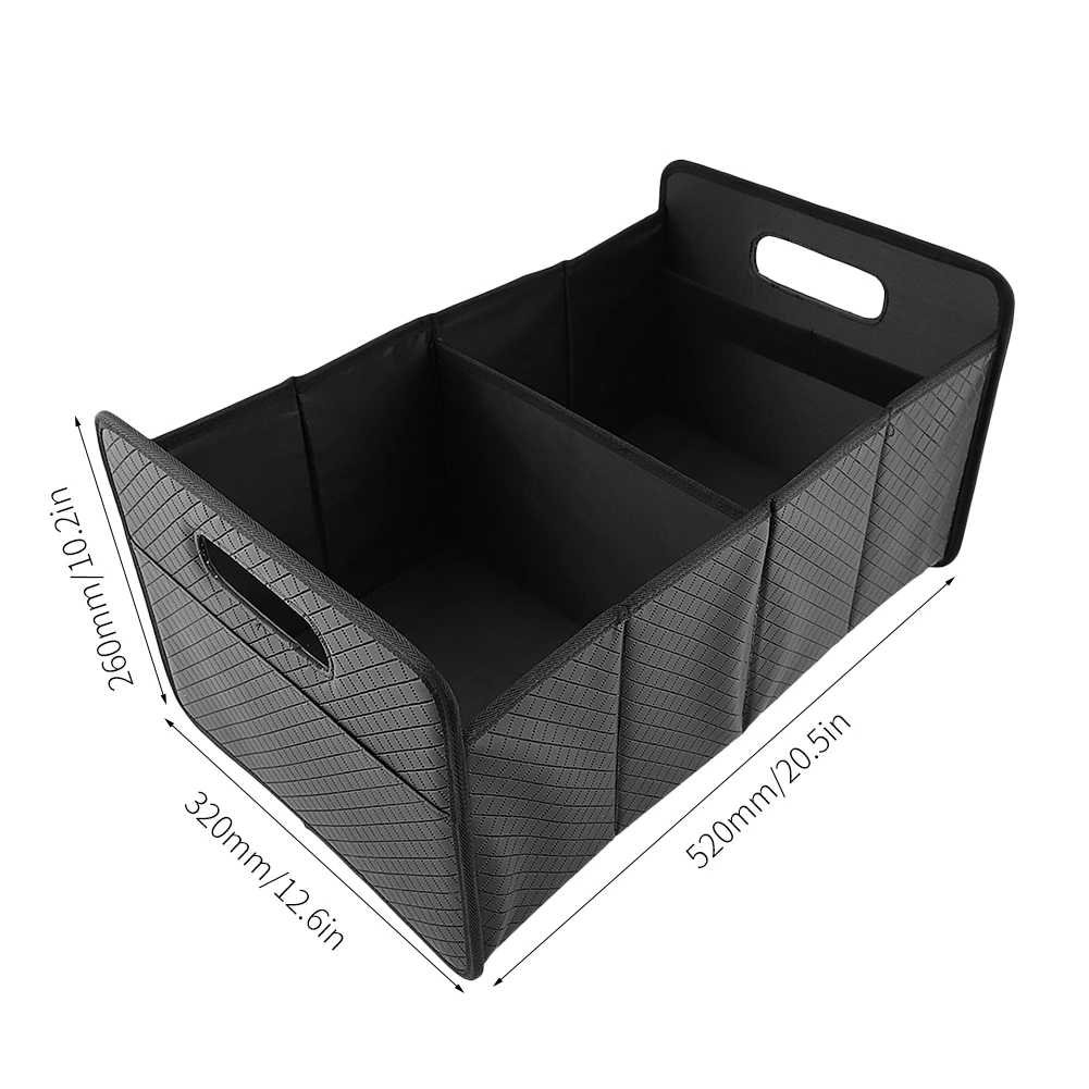 Цена Домашний автомобильный ящик для хранения в багажнике, чехол для телефона, многофункциональный карманный черный держатель-Органайзер