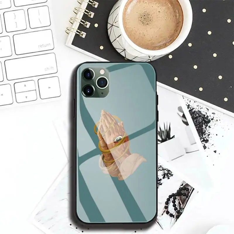 

Funny personality pattern Phone Case case For Iphone 11 Pro MAX XR X 7 8Plus SE2020 DIY Shockproof Glass Soft Silicone Edge