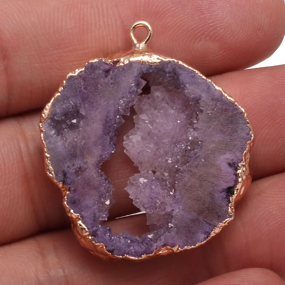 

Natural Stone Irregular Agats Pendants Charms Stone Pendants for Jewelry Making DIY Necklace Size 30-35mm 40-45mm