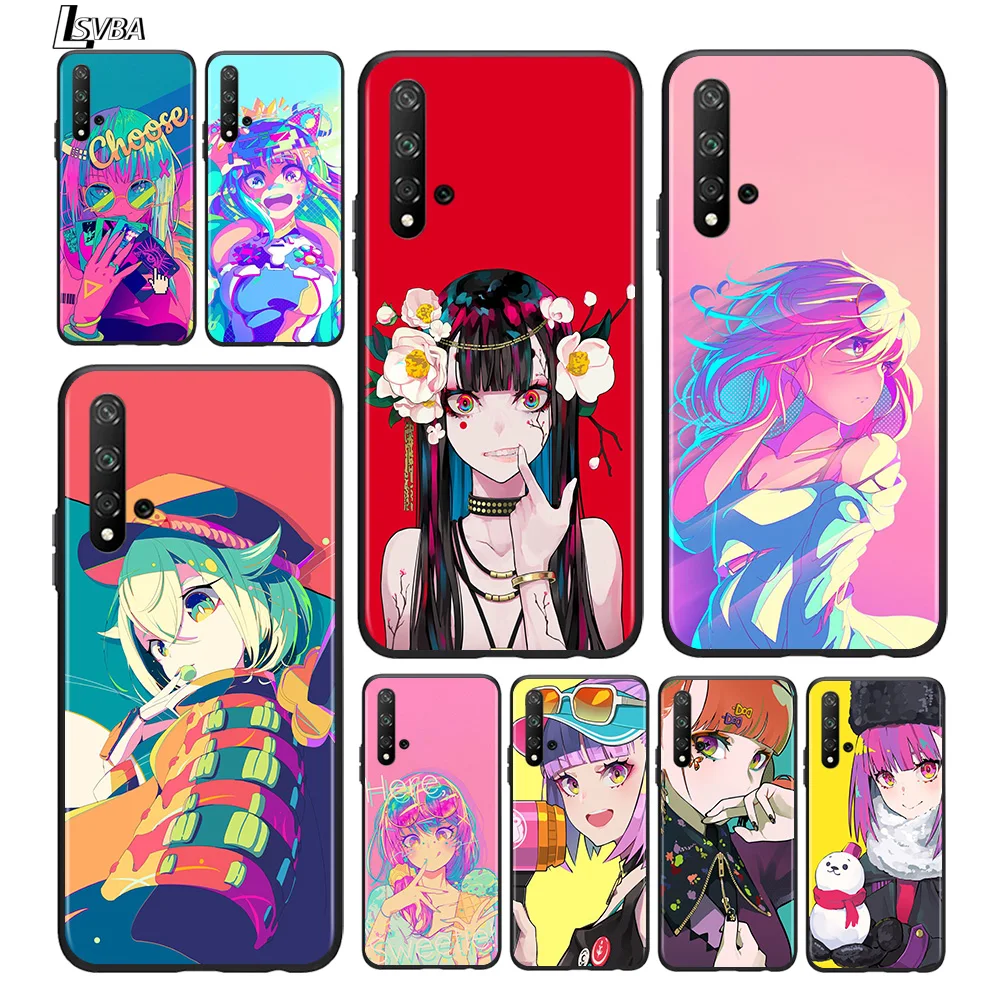 

Anime Pink Girl Illustration Art for Huawei Honor 9C 9A 9S 9X 9N 9i 9 V9 8S 8C 8X 8A 8 7S 7A 7C Lite Pro Phone Case