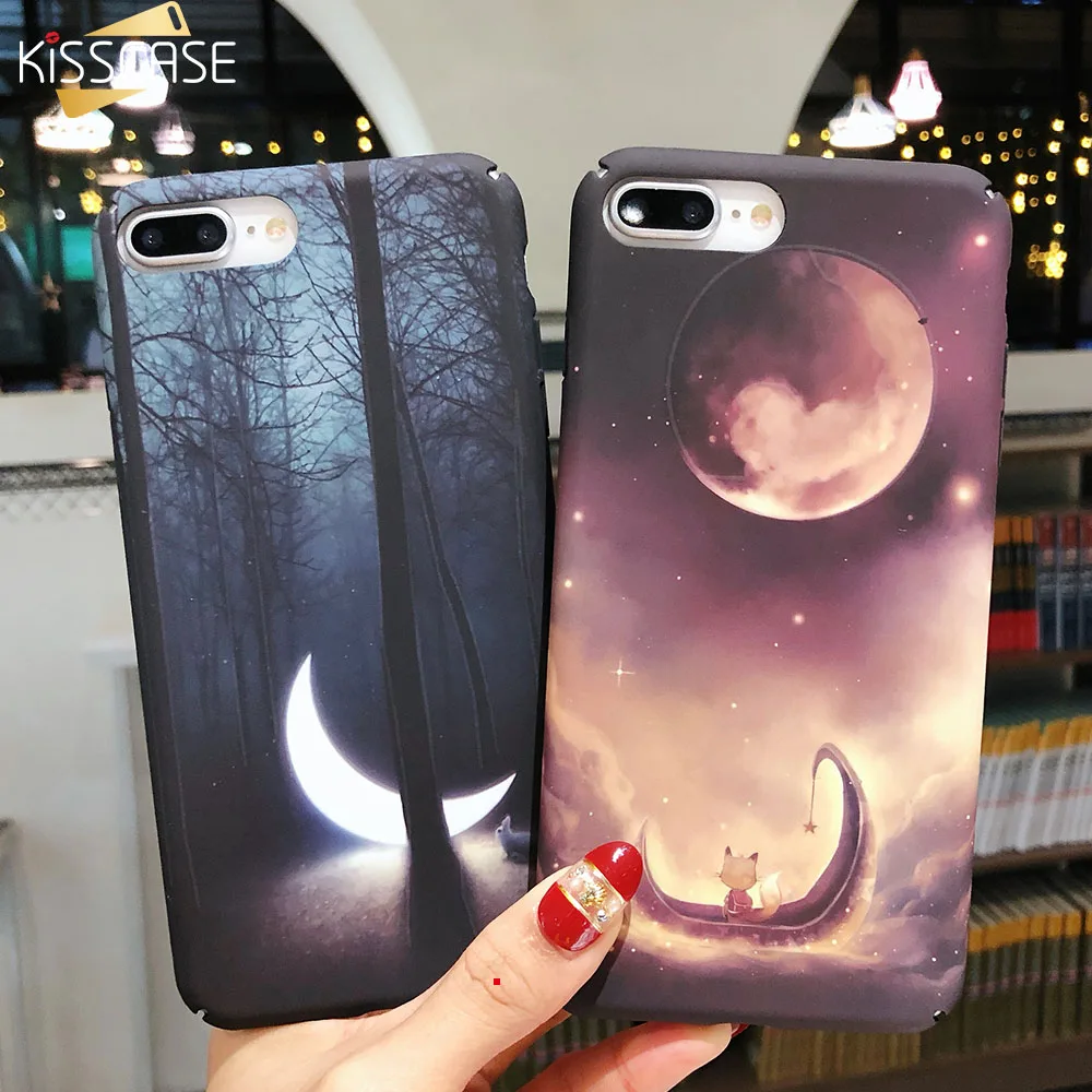 KISSCASE светящийся чехол для телефона samsung S9 S8 Plus S7 Edge Note 9 8 супер качество Звездное