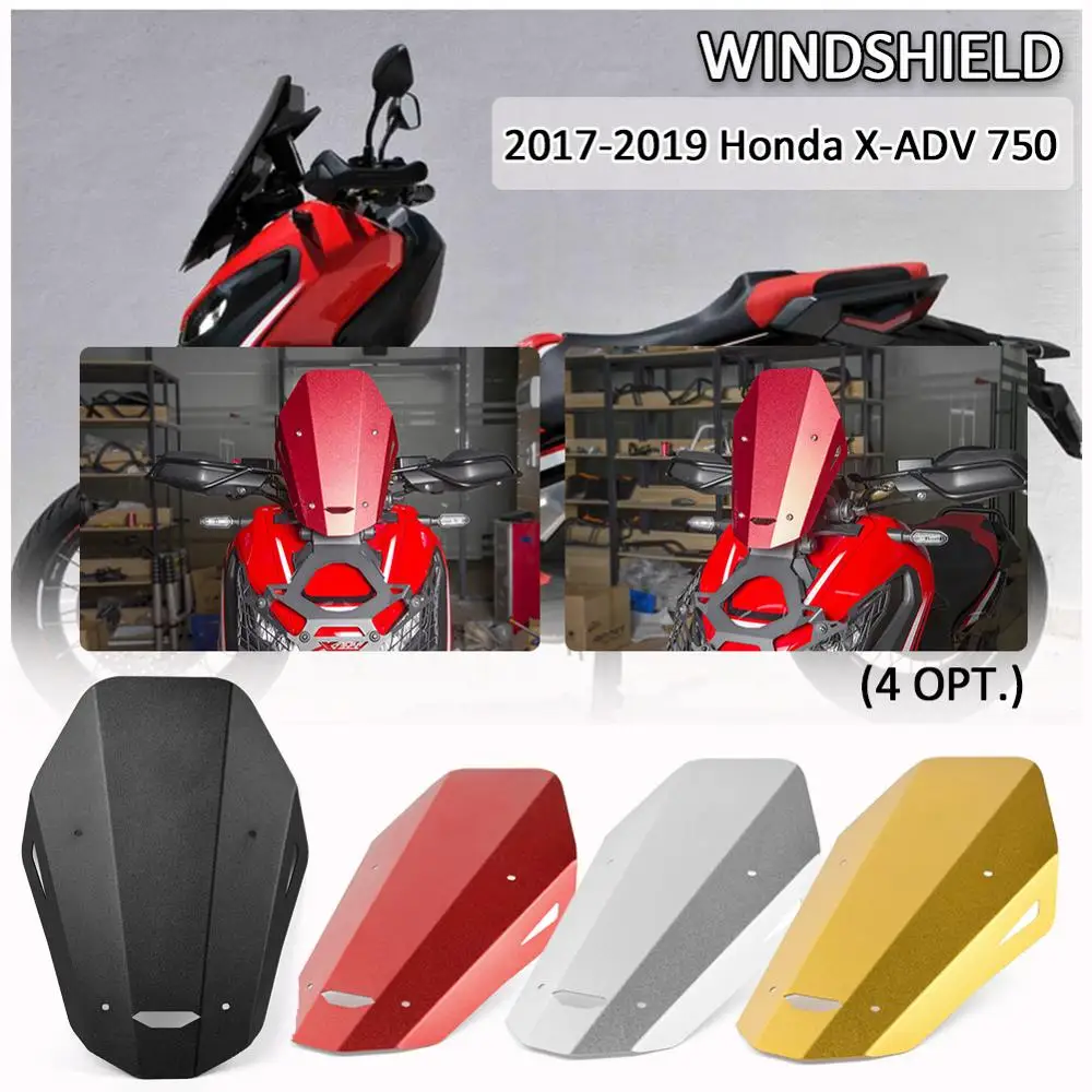 

CNC Aluminum Front Windscreen Windshield Screen Cover for 2017 2018 2019 Honda XADV 750 X adv 750 Xadv750 Wind Shield Deflector