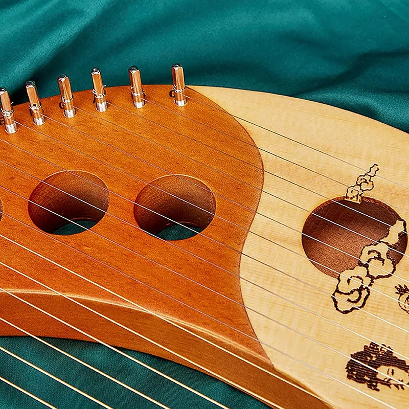 19 струн Lyre Harp lycore деревянная Луна s с кнопкой настройки для начинающих любителей
