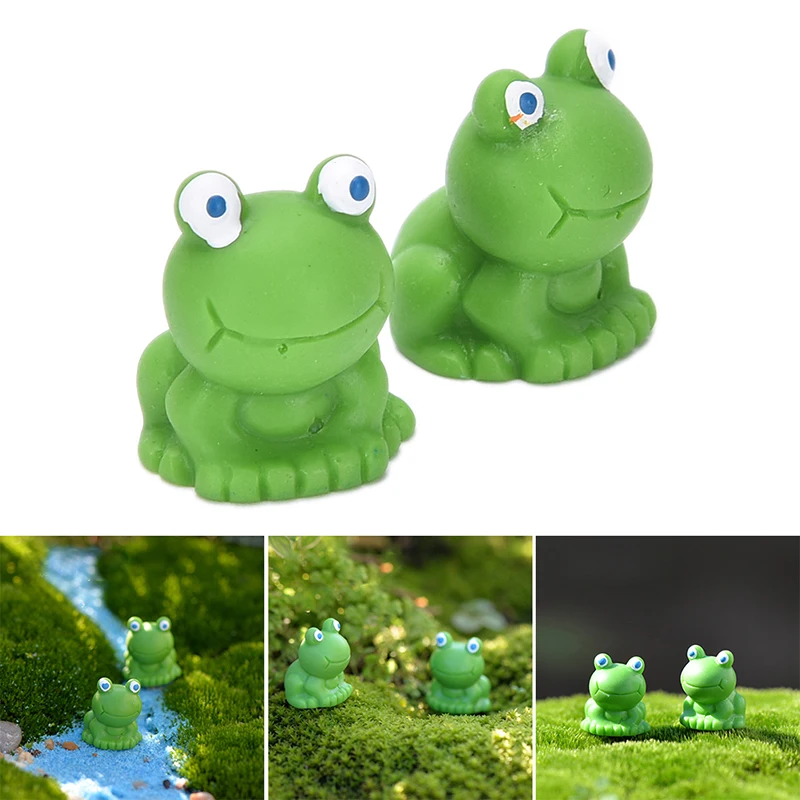 1 шт. миниатюрный лягушка Мини домашнее животное для кукольного домика