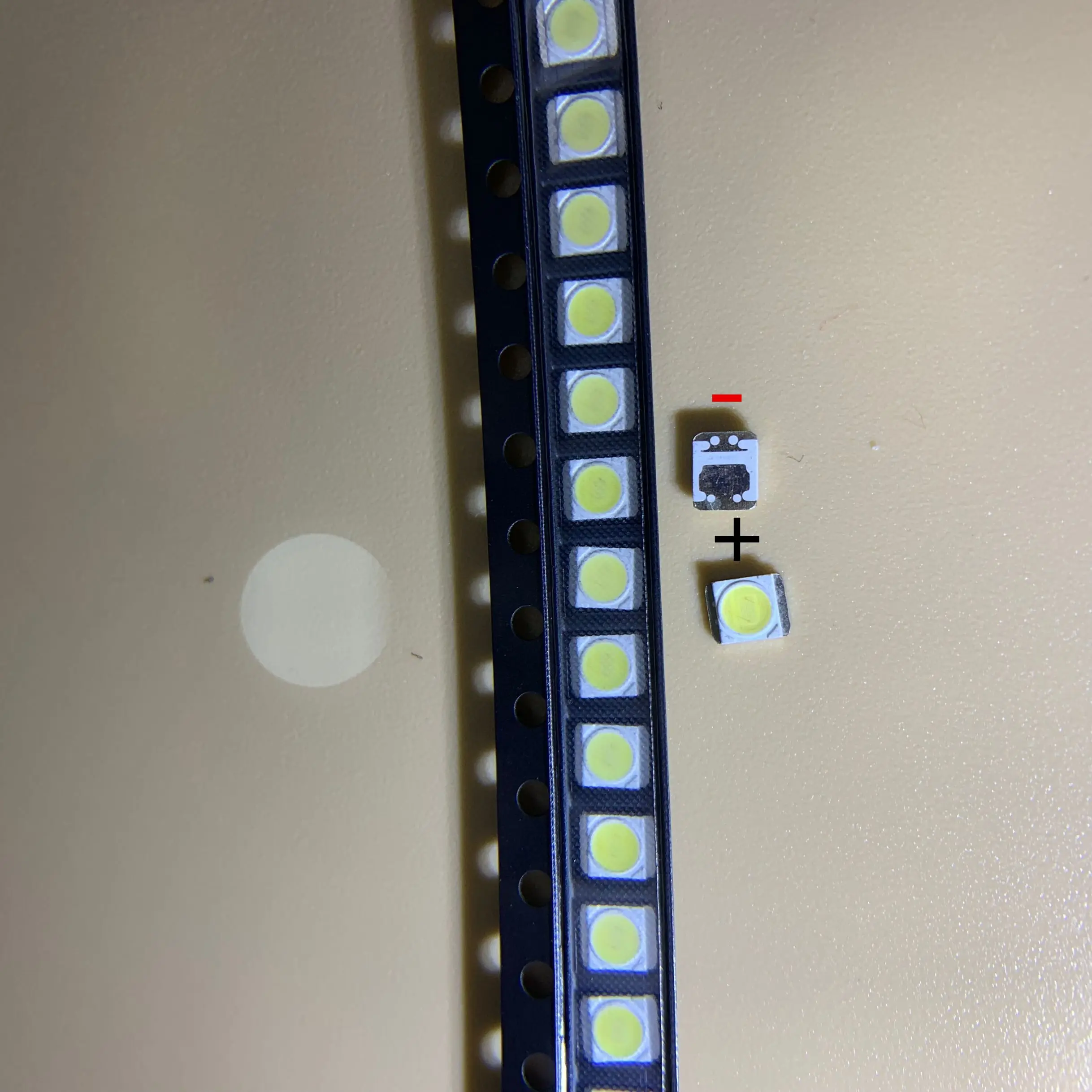 110 шт./лот 3528 2835 SMD светодиодные ремонтные Бусины 1 Вт для LG холодный белый лм