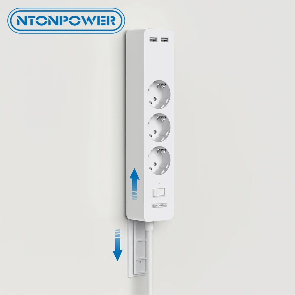 Умная розетка NTON POWER с защитой от перенапряжения штепсельная вилка европейского