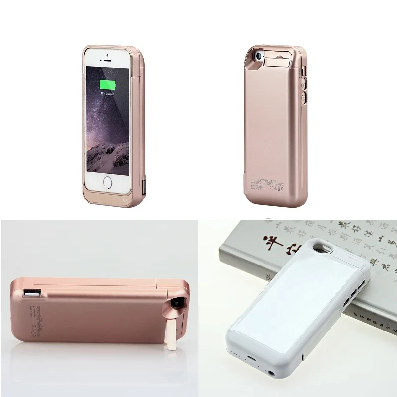 Портативное Внешнее зарядное устройство для iPhone 5 S чехол зарядки 5S 5C SE