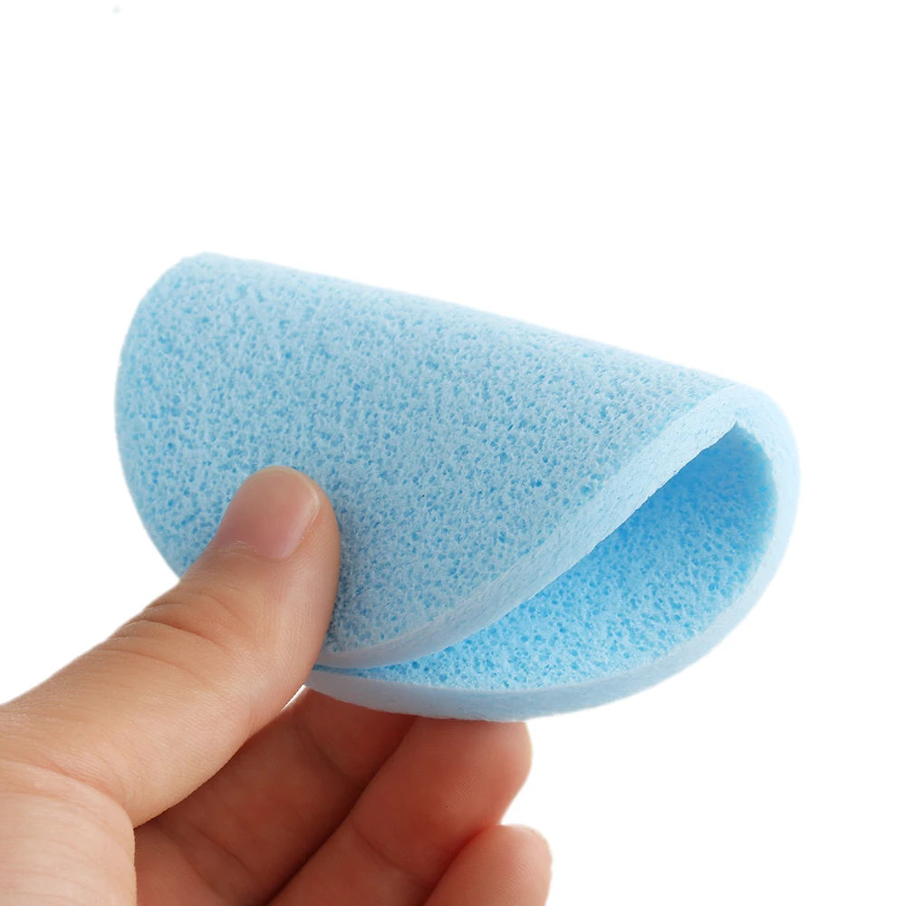 5 шт. спонж для умывания лица Мягкая косметическая губка очищения многоразовая