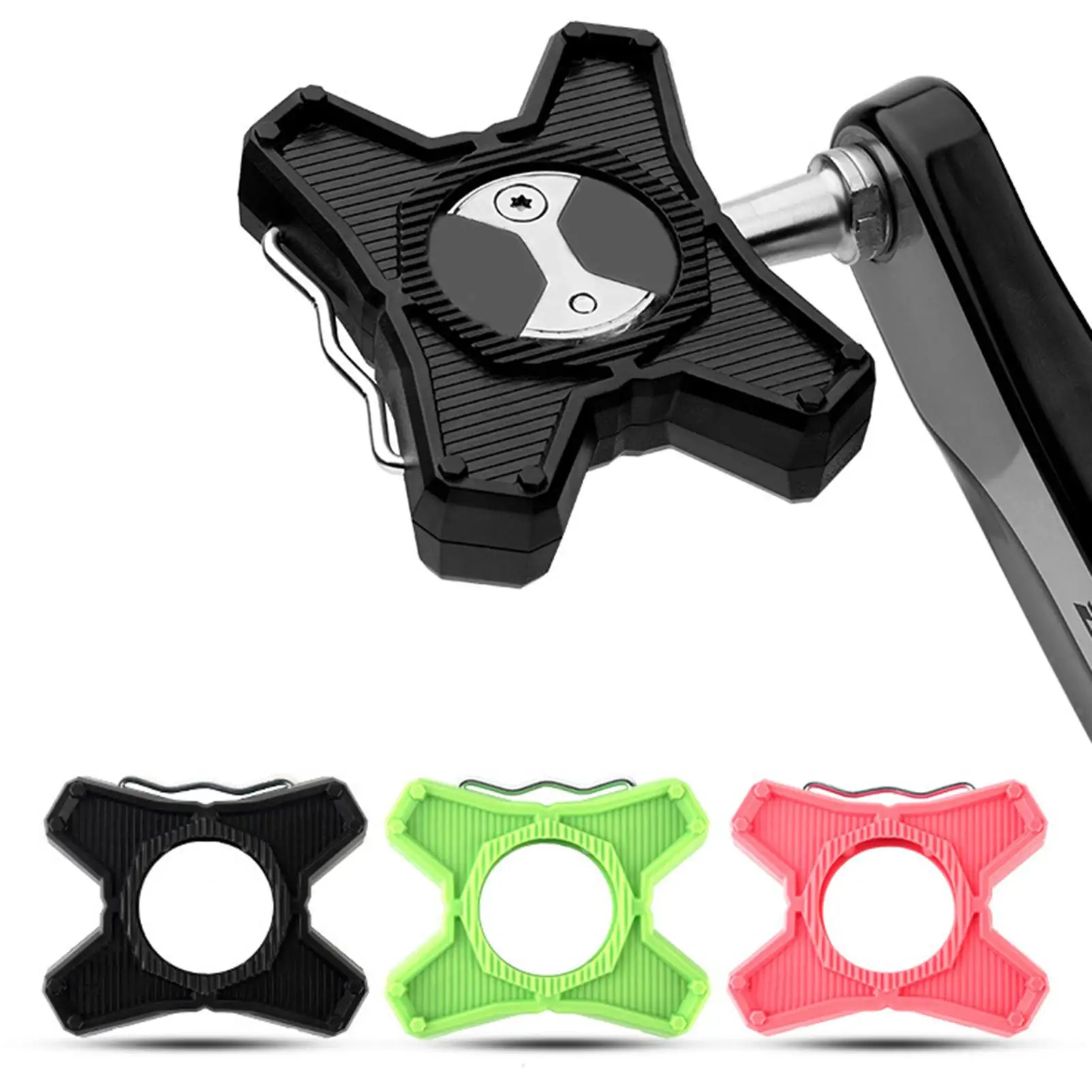 

1 шт. MTB дорожный велосипед сплава замок для езды на велосипеде на плоской подошве для езды на велосипеде кронштейн постоянного тока в постоя...