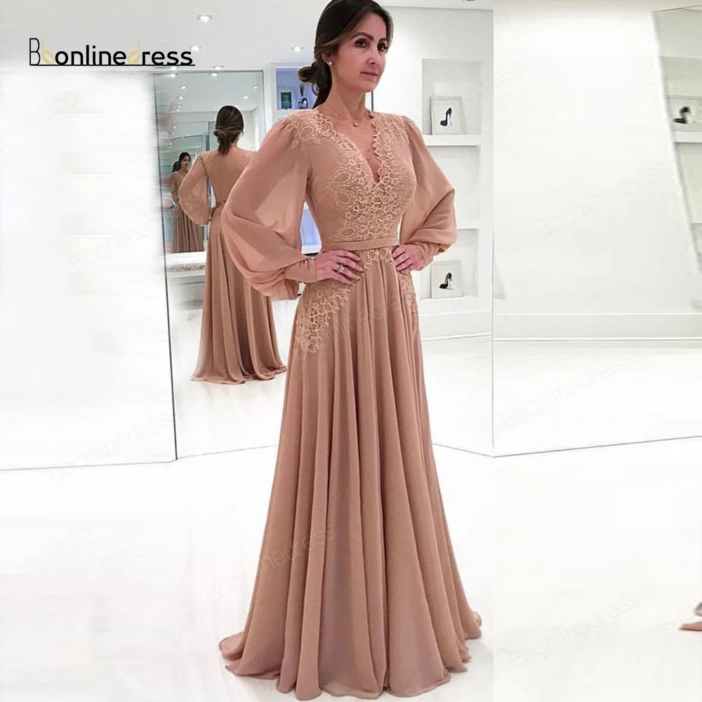 Элегантное Длинное Вечернее Платье шифоновые кружевные вечерние платья