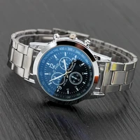 2022 top brand men watch stainless steel sport quartz hour wrist analog watch mature men business watch high quality watches