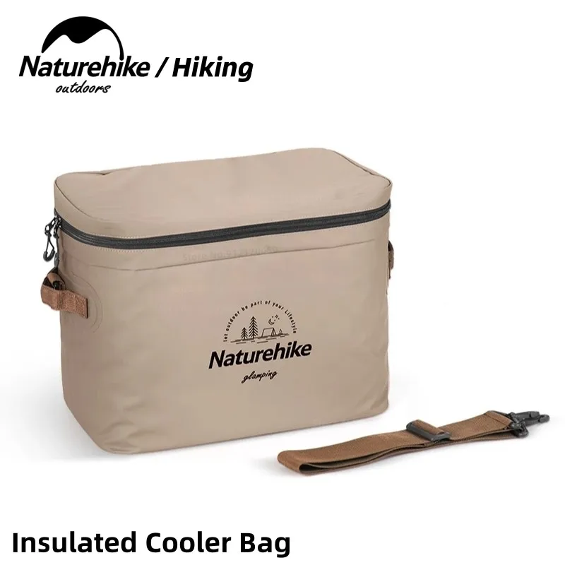 

Naturehike Picnic Ice Cooler Box Pack Ultralight Camping Travel Party Outdoor Drinks Beer Cold Insulation Food Storage PVC Bag