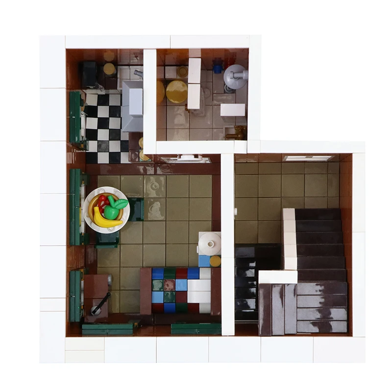 

BZB MOC 10635 Street View Block House Series Flowers Bridal Shop Plant Flower Shop Building Block Model Kids Birthday Gift Toys