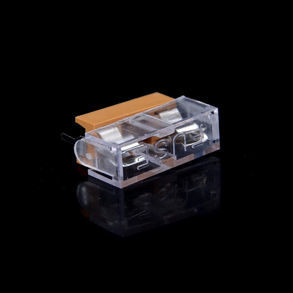 10 шт. 5*20 мм стеклянный держатель предохранителя с прозрачной крышкой страховая