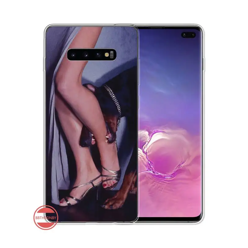 

Doberman dog cool Phone Case For Samsung Galaxy S5 S6 S7 S8 S9 S10 S10e S20 edge plus lite