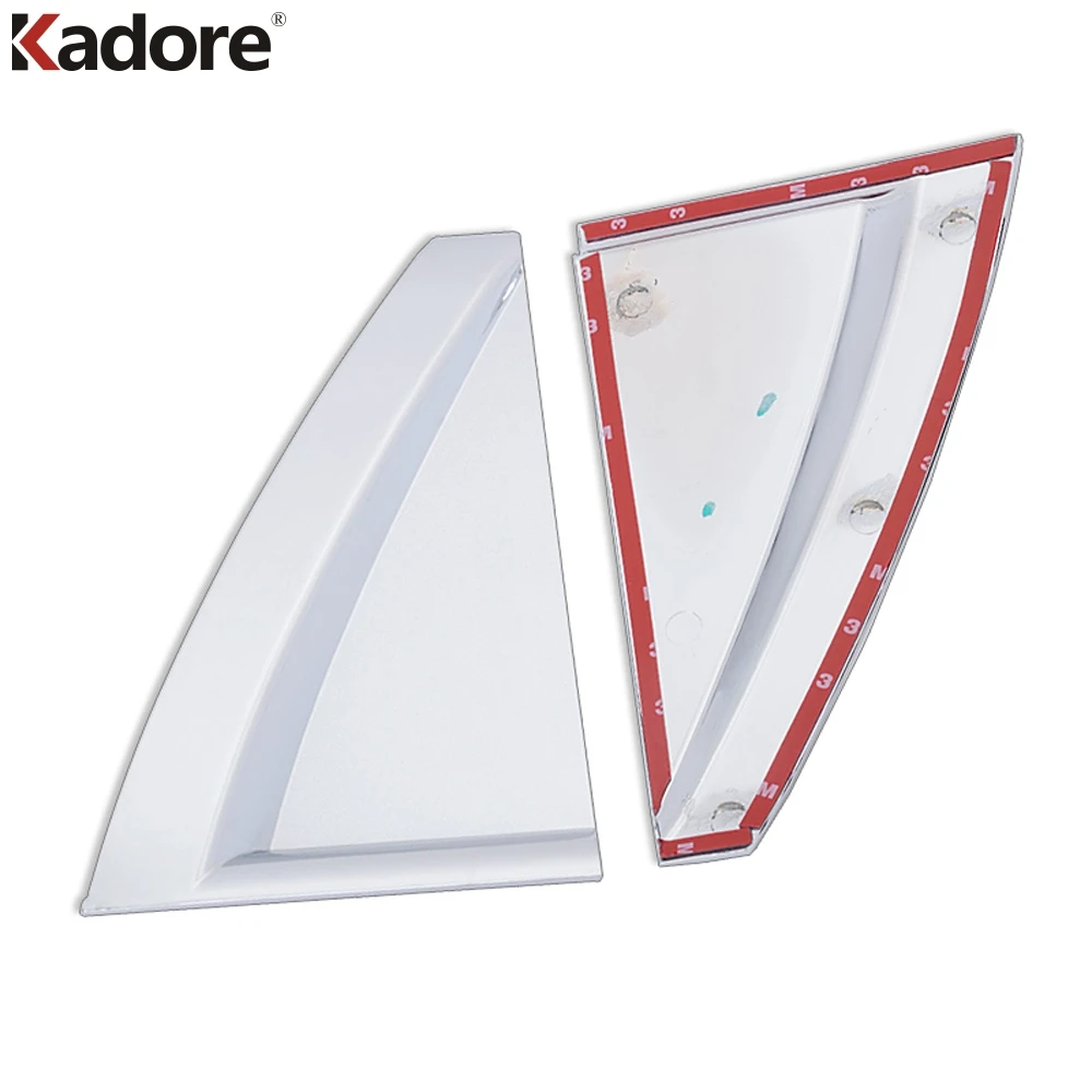 Rear Window Pillar Trim Cover For KIA Sportage 2007 2008 2009 2010 Chrome Trunk Triangle Trims Molding Car Styling | Автомобили и