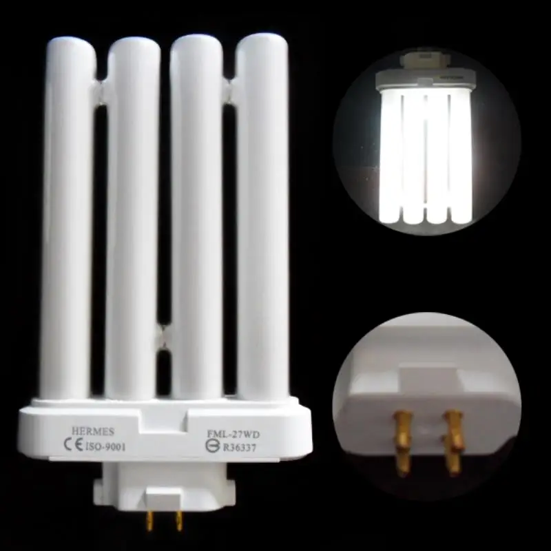 110V 27W 4 Pin Quad Tube компактная люминесцентная лампа энергосберегающая ряда яркая
