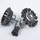 Щетка для угловой шлифовальной машины, стальной инструмент для удаления ржавчины, 3 шт.