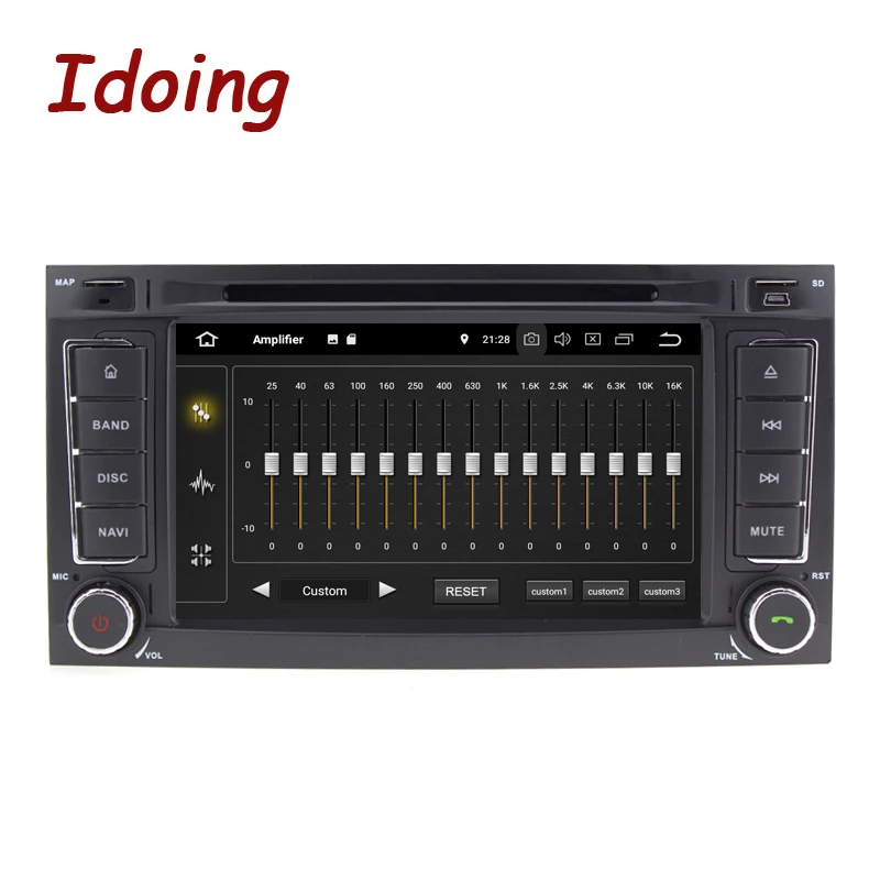 Idoing 7 &quot2Din автомобильный Android 10 радио плеер для Volkswagen Touar PX6 4G + 64G IPS DSP GPS навигация