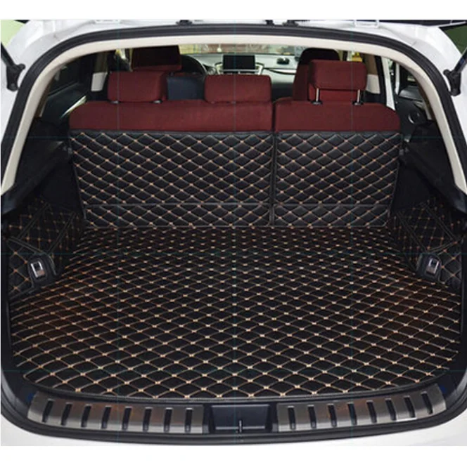 Good quality! Special trunk mats for Lexus NX 200t 300h 2018-2015 waterproof boot carpets for NX200t NX300h 2016