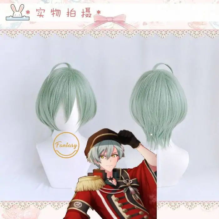 Парик для косплея IDOLiSH7 ZOOL ISUMI Харука зеленые волосы ролевых игр на Хэллоуин +
