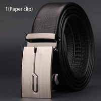 casual belt men luxury leather belts for men strap male metal automatic buckle men belts high quality