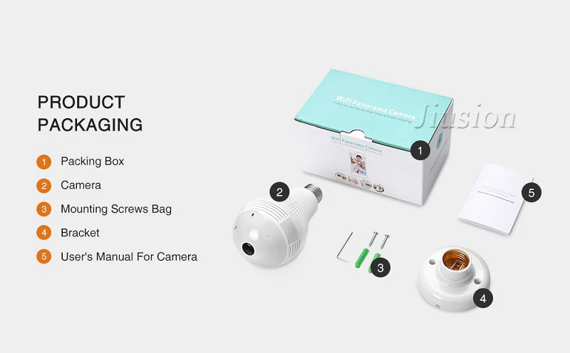 960P HD светодиодный Wi-Fi мини-камера VR панорамный вид рыбий глаз IP CCTV домашний монитор няня микро камера наблюдения espia oculta - Цвет: White