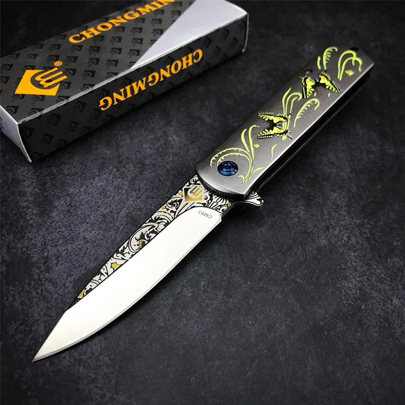 

New CM83Folding Pocket Knife 5cr17 Blade 58hrc Outdoor Hunting Knives Edc Self Defense Multi-tool Survival Jackknife
