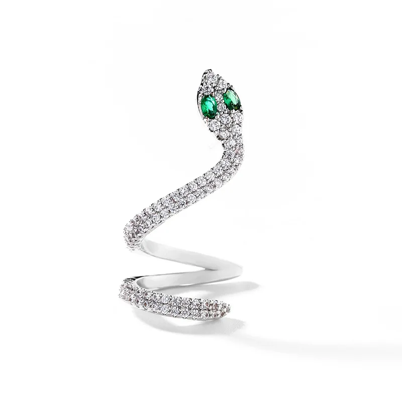 1 шт. серьги-гвоздики в виде змеи с микрозакрепкой | Украшения и аксессуары