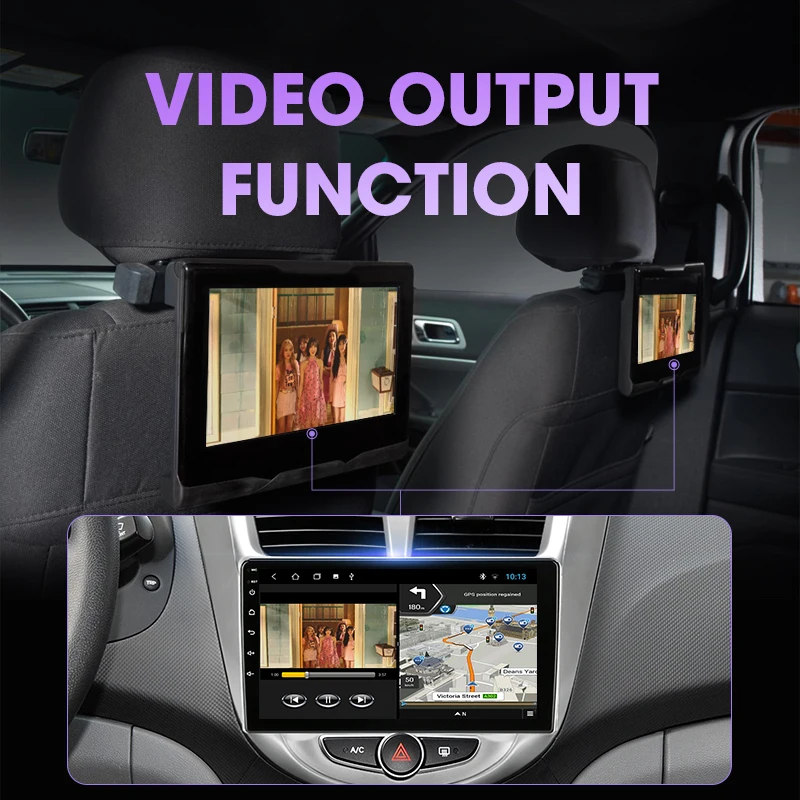 Автомагнитола JMCQ T3L для Hyundai Solaris 1 2010-2016 мультимедийный видеопроигрыватель с