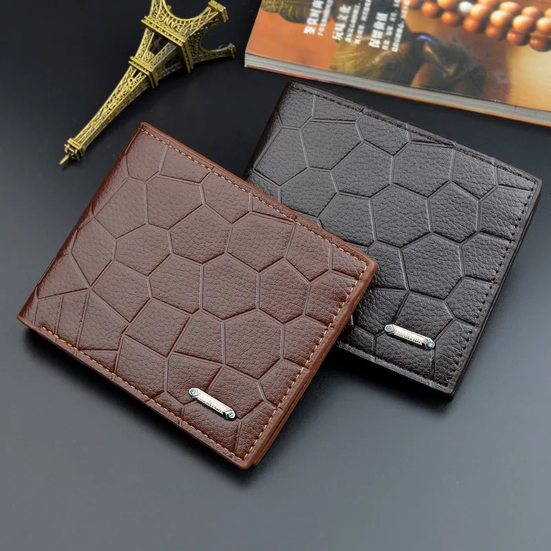 

Luxurious Classic Business PU Leather Men Short Money Coin Wallet Card Holder Male Walet Pocket Retro Purse High Quatily Branded