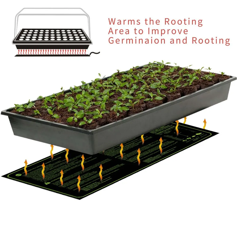 

Seedling Heating Mat 50x25cm Waterproof Plant Seed Germination Propagation Clone Starter Pad 110V/220V Garden Supplie