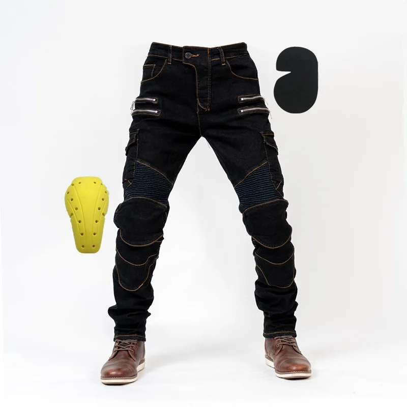 2019 мотоциклетные джинсы для езды по дороге бездорожью уличные брюки брюки|Брюки|