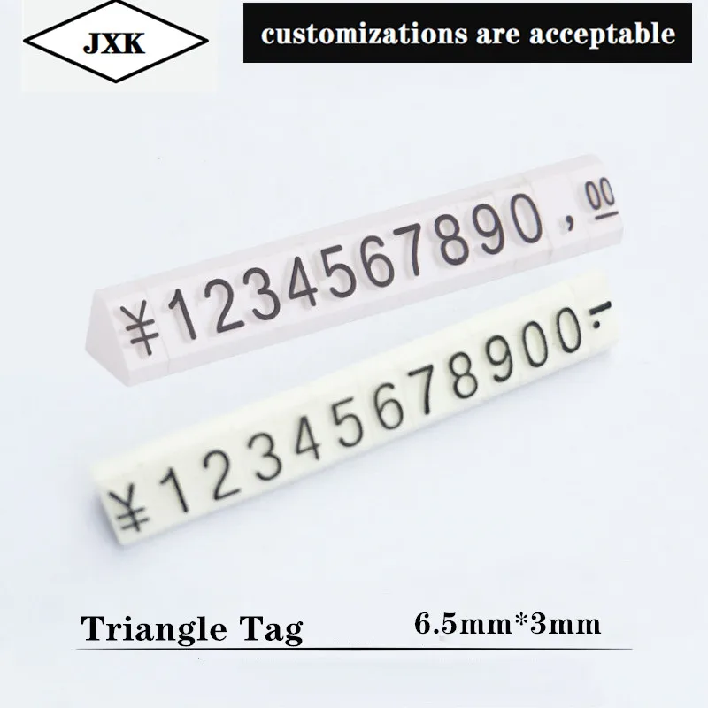 

Mini Price Numeral Cubes Assembly Blocks Stick Combined Number Digits Tag Sign Watch Jewelries Pop Pricing Display Stand Frame