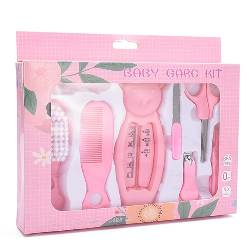 8 шт./компл. набор для стрижки ногтей детей портативный ухода за новорожденными |