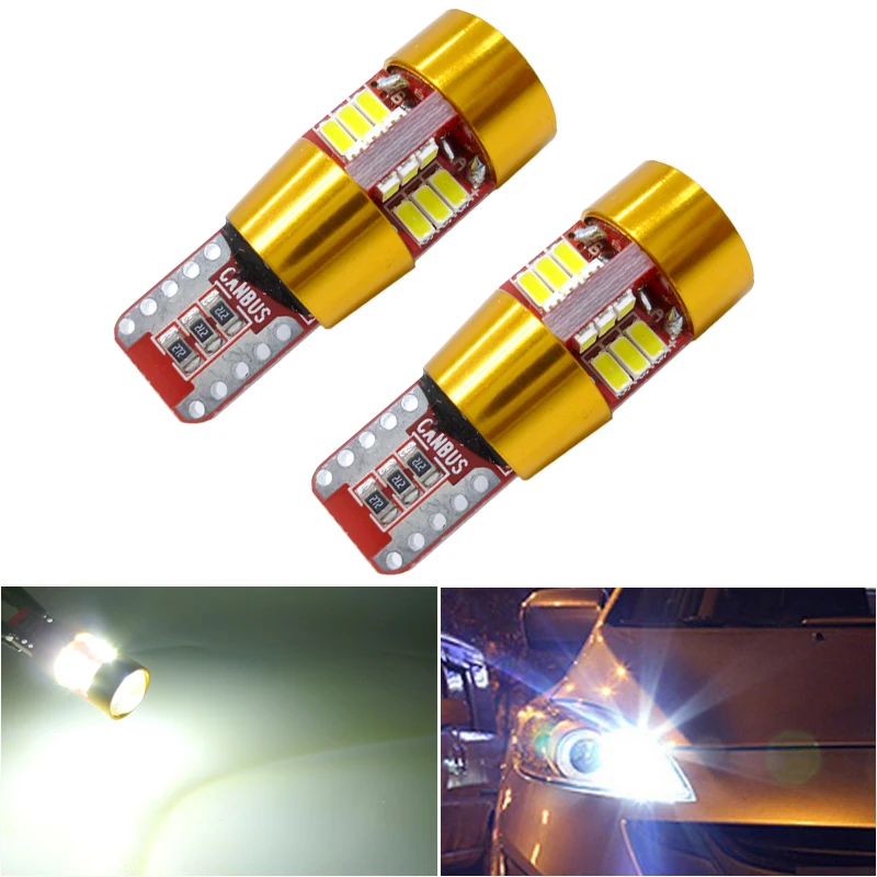 

2x Led W5W T10 Car Interior LED Bulb Car Exterior Parking Light For Renault Clio Megane 2 3 Scenic2 Duster Capture Logan
