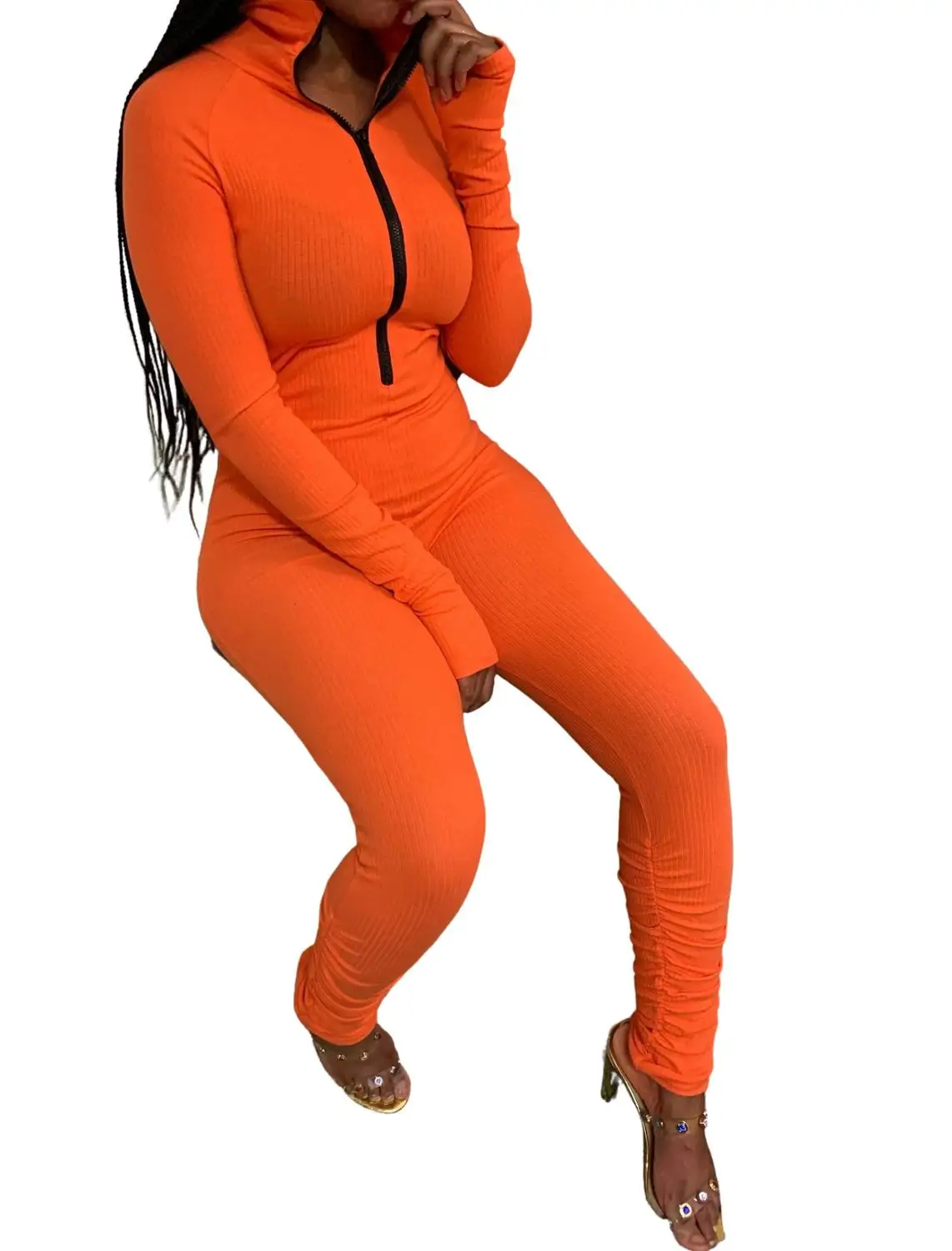 Леггинсы цельный комбинезон спортивные костюмы женские комбинезоны осень 2020