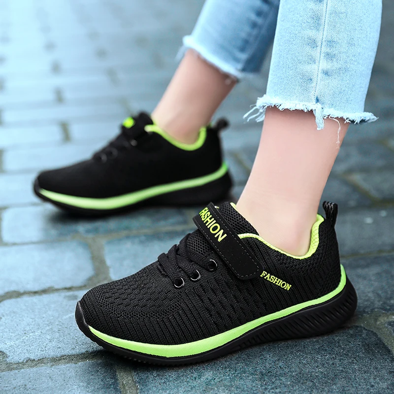 

Kids Shoes Sports Child Sneakers Children Styles Light Sport Shoes Lace up Breathable Mesh Boys Running Shoes Trainers Tenis